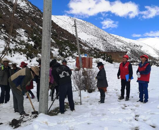 國網(wǎng)南充供電公司援藏幫扶小組：突遭特大暴風雪，全力組織搶險應對