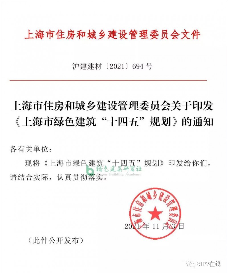 推進(jìn)新建建筑安裝光伏，超低能耗建筑不少于500萬(wàn)平！