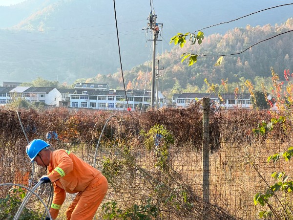 國(guó)網(wǎng)三門(mén)縣供電公司路通電通 促高山古村產(chǎn)業(yè)旺