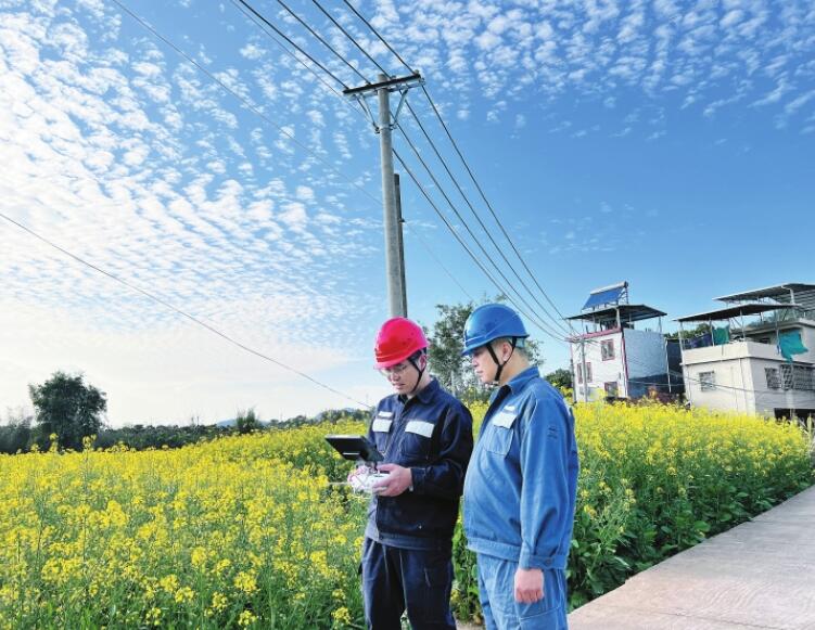 廣東梅州供電局：春風伴好電 鄉(xiāng)村煥新顏