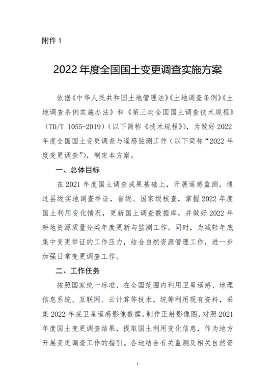 自然資源部：啟動2022年全國國土變更調(diào)查，梳理占用耕地情況