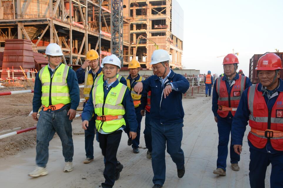 中國能建建筑集團到正寧百萬項目部開展秋檢及